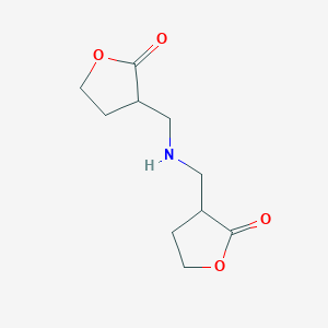 molecular formula C10H15NO4 B1514519 3,3'-[亚氨基双(亚甲基)]双-2(3H)呋喃酮 CAS No. 96562-86-6