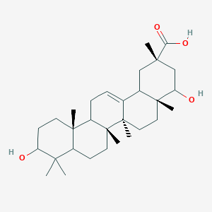 (2S,4aR,6aS,6bR,12aR)-4,10-dihydroxy-2,4a,6a,6b,9,9,12a-heptamethyl-1,3,4,5,6,7,8,8a,10,11,12,12b,13,14b-tetradecahydropicene-2-carboxylic acid