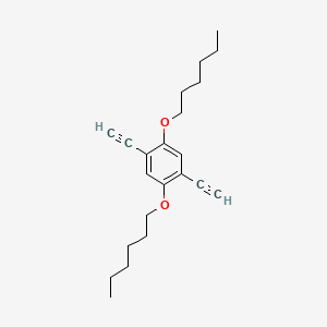 molecular formula C22H30O2 B1514522 1,4-Diethynyl-2,5-bis(hexyloxy)benzene CAS No. 128424-37-3