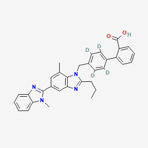 molecular formula C33H30N4O2 B15145265 Telmisartan EP impurity B-d4 