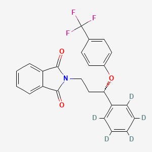 (S)-Norfluoxetine-d5 Phthalimide (Phenyl-d5)