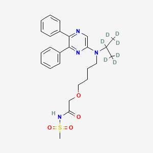 molecular formula C26H32N4O4S B15145308 Selexipag-d7 