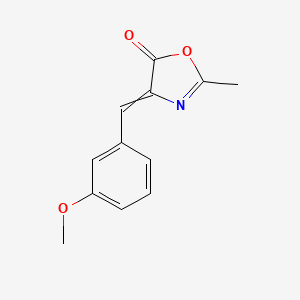 5(4H)-Oxazolone, 4-[(3-methoxyphenyl)methylene]-2-methyl-