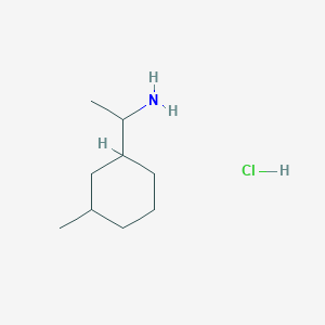 1-(3-Methylcyclohexyl)ethanamine;hydrochloride