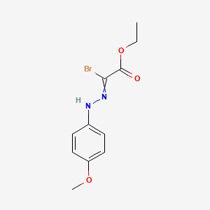 Ethyl bromo[2-(4-methoxyphenyl)hydrazinylidene]acetate