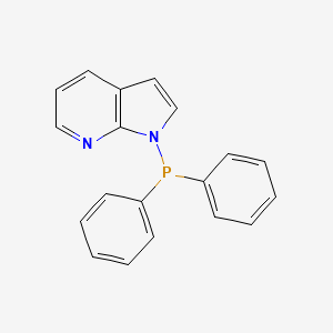 molecular formula C19H15N2P B1514535 1-(Diphenylphosphanyl)-1H-pyrrolo[2,3-b]pyridine CAS No. 663219-75-8