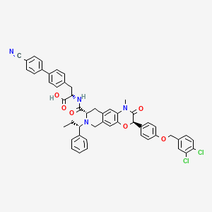 molecular formula C51H44Cl2N4O6 B15145351 GLP-1 receptor agonist 4 