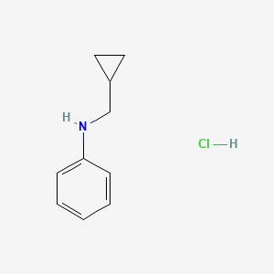 molecular formula C10H14ClN B1514537 Cyclopropylmethylphenylamine hydrochloride 