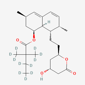 molecular formula C25H38O5 B15145395 Simvastatin-d11 