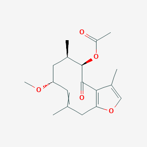 (1(10)E,2R*,5R*)-2-Methoxy-5-acetoxyfuranogermacr-1(10)-EN-6-one