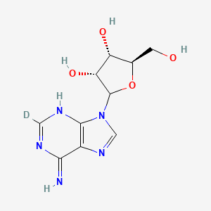 molecular formula C10H13N5O4 B15145409 Adenosine-d1 