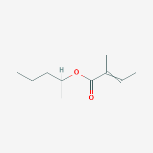 molecular formula C10H18O2 B1514541 Pentan-2-yl 2-methylbut-2-enoate CAS No. 63473-51-8