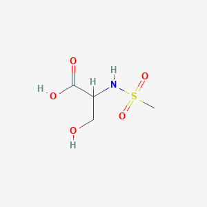 3-Hydroxy-2-methanesulfonamidopropanoic acid