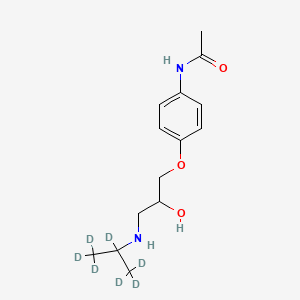 molecular formula C14H22N2O3 B15145453 rac Practolol-d7 