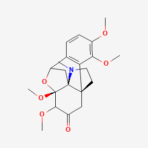 (1S,10S,11R)-3,4,11,12-tetramethoxy-17-methyl-18-oxa-17-azapentacyclo[8.4.3.18,11.01,10.02,7]octadeca-2(7),3,5-trien-13-one