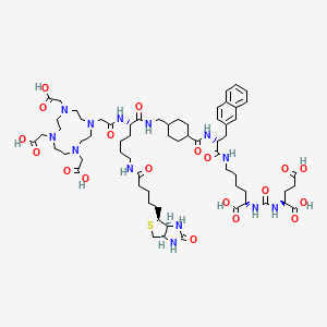 molecular formula C65H97N13O19S B15145486 Biotin-NH-PSMA-617 