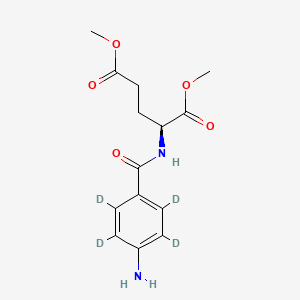 dimethyl (2S)-2-[(4-amino-2,3,5,6-tetradeuteriobenzoyl)amino]pentanedioate