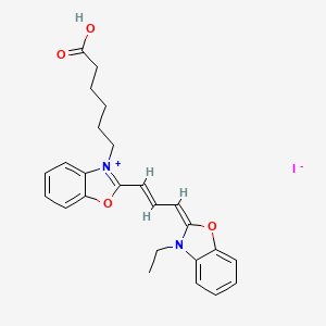 molecular formula C25H27IN2O4 B15145559 Cy2 (iodine) CAS No. 186205-37-8