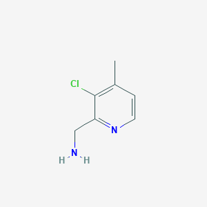 molecular formula C7H9ClN2 B15145575 (3-Chloro-4-methylpyridin-2-YL)methylamine 