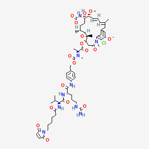 molecular formula C61H82ClN9O17 B15145605 Mal-VC-PAB-DM1 