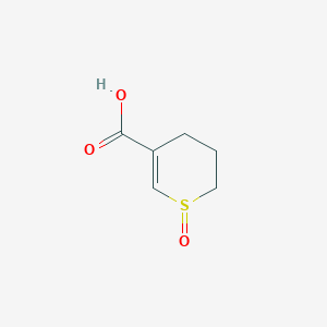 molecular formula C6H8O3S B1514561 2H-Thiopyran-5-carboxylicacid, 3,4-dihydro-, 1-oxide CAS No. 98136-05-1