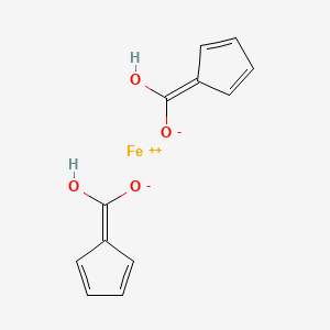 molecular formula C12H10FeO4 B15145618 Ferrocene, 1,1'-dicarboxy- 