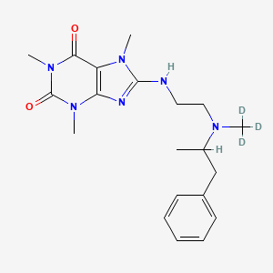 molecular formula C20H28N6O2 B15145624 Fencamine-d3 