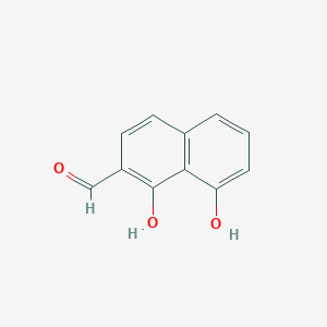 molecular formula C11H8O3 B1514563 1,8-二羟基-2-萘甲醛 CAS No. 858457-19-9