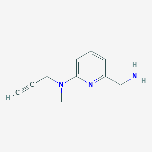 6-(Aminomethyl)-N-methyl-N-(prop-2-yn-1-yl)pyridin-2-amine