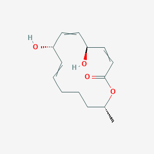 (5S,8S,14R)-5,8-dihydroxy-14-methyl-1-oxacyclotetradeca-3,6,9-trien-2-one