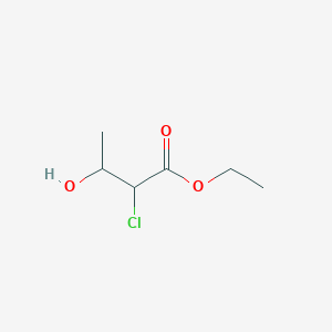 molecular formula C6H11ClO3 B15145652 Ethyl 2-chloro-3-hydroxybutanoate 