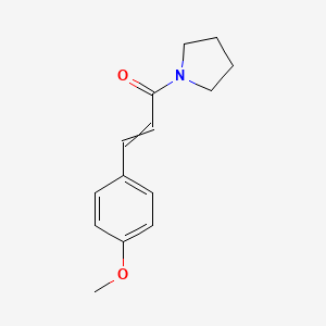 3-(4-Methoxyphenyl)-1-pyrrolidin-1-ylprop-2-en-1-one