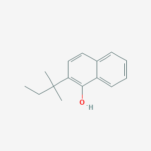 molecular formula C15H18O B1514567 2-(2-Methylbutan-2-YL)naphthalen-1-OL CAS No. 602303-74-2