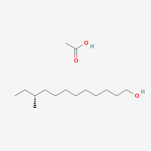 molecular formula C15H32O3 B1514569 1-Dodecanol, 10-methyl-, acetate, (R)- CAS No. 71777-34-9