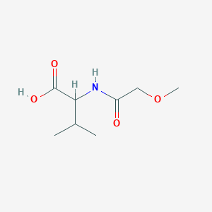 molecular formula C8H15NO4 B15145694 2-(2-Methoxyacetamido)-3-methylbutanoic acid 