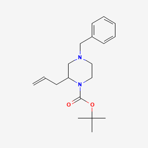 Tert-butyl 2-allyl-4-benzylpiperazine-1-carboxylate