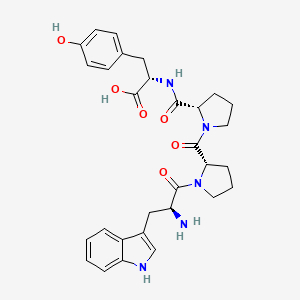 molecular formula C30H35N5O6 B1514570 L-Tryptophyl-L-prolyl-L-prolyl-L-tyrosine CAS No. 62690-33-9