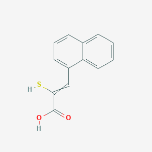 molecular formula C13H10O2S B1514571 3-(Naphthalen-1-yl)-2-sulfanylprop-2-enoic acid CAS No. 88220-26-2