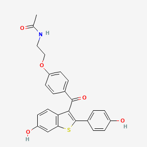 Acetamide,n-[2-[4-[[6-hydroxy-2-(4-hydroxyphenyl)benzo[b]thien-3-yl]carbonyl]phenoxy]ethyl]-