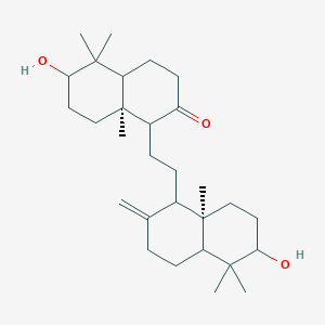 molecular formula C29H48O3 B15145718 26-Nor-8,14-secogammacer-14(27)-en-8-one,3,21-dihydroxy-,(3beta,21alpha)- 