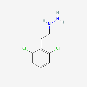 molecular formula C8H10Cl2N2 B15145722 [2-(2,6-Dichlorophenyl)ethyl]hydrazine CAS No. 19564-42-2