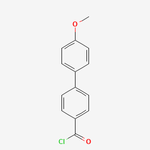 molecular formula C14H11ClO2 B15145820 4'-Methoxy-[1,1'-biphenyl]-4-carbonyl chloride 