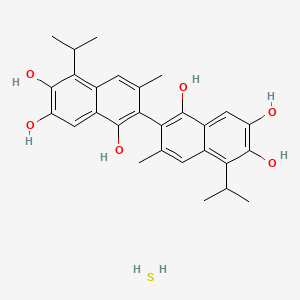 molecular formula C28H32O6S B15145842 (S)-Apogossypol 