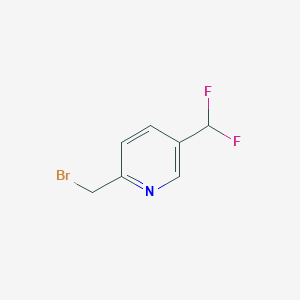 2-(Bromomethyl)-5-(difluoromethyl)pyridine