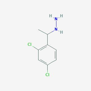 1-(1-(2,4-Dichlorophenyl)ethyl)hydrazine