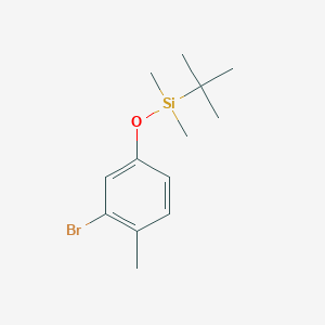 B151459 (3-Bromo-4-methylphenoxy)(tert-butyl)dimethylsilane CAS No. 164513-48-8