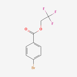 molecular formula C9H6BrF3O2 B1514590 2,2,2-Trifluoroethyl 4-bromobenzoate CAS No. 80054-90-6