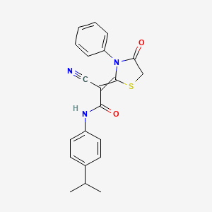 molecular formula C21H19N3O2S B15145907 C21H19N3O2S 