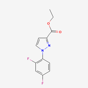 ethyl 1-(2,4-difluorophenyl)-1H-pyrazole-3-carboxylate