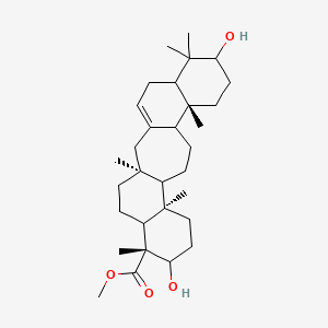 methyl (3S,7R,11R,16R)-8,19-dihydroxy-3,7,11,16,20,20-hexamethylpentacyclo[13.8.0.03,12.06,11.016,21]tricos-1(23)-ene-7-carboxylate